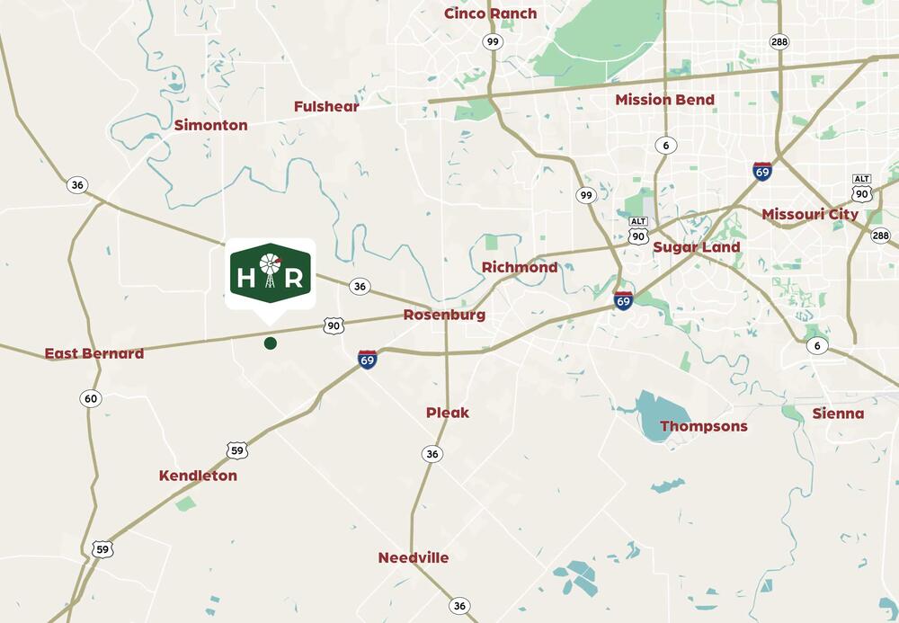 Holly Ridge Location Map
